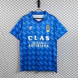 1989-1990 Real Oviedo Retro Home Jersey
