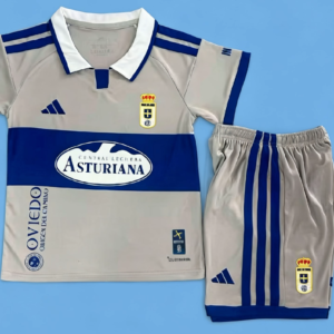 2024-2025 Real Oviedo Home Kids Jersey