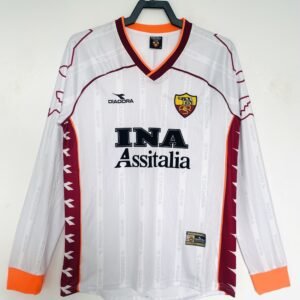 1999-2000 Roma Retro Long Sleeve Away Jersey