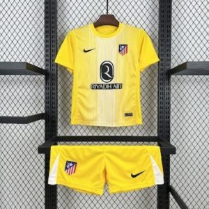 2025-2026 Atletico Madrid Goalkeeper Kids Jersey