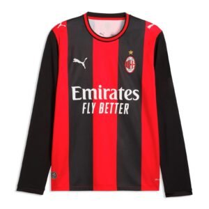 2026-2027 AC Milan Home Long Sleeve Stadium Version