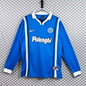 1997-1998 Napoli Retro Long Sleeve Home Jersey