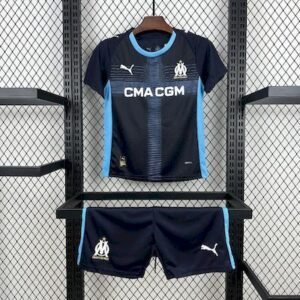 2025-2026 Olympique Marseille Away Kids Jersey