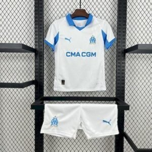 2025-2026 Olympique Marseille Home Kids Jersey