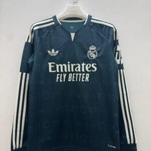 2026-2027 Real Madrid Away Long Sleeve Stadium Version