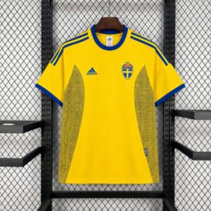 2002 Sweden Home Retro Jersey